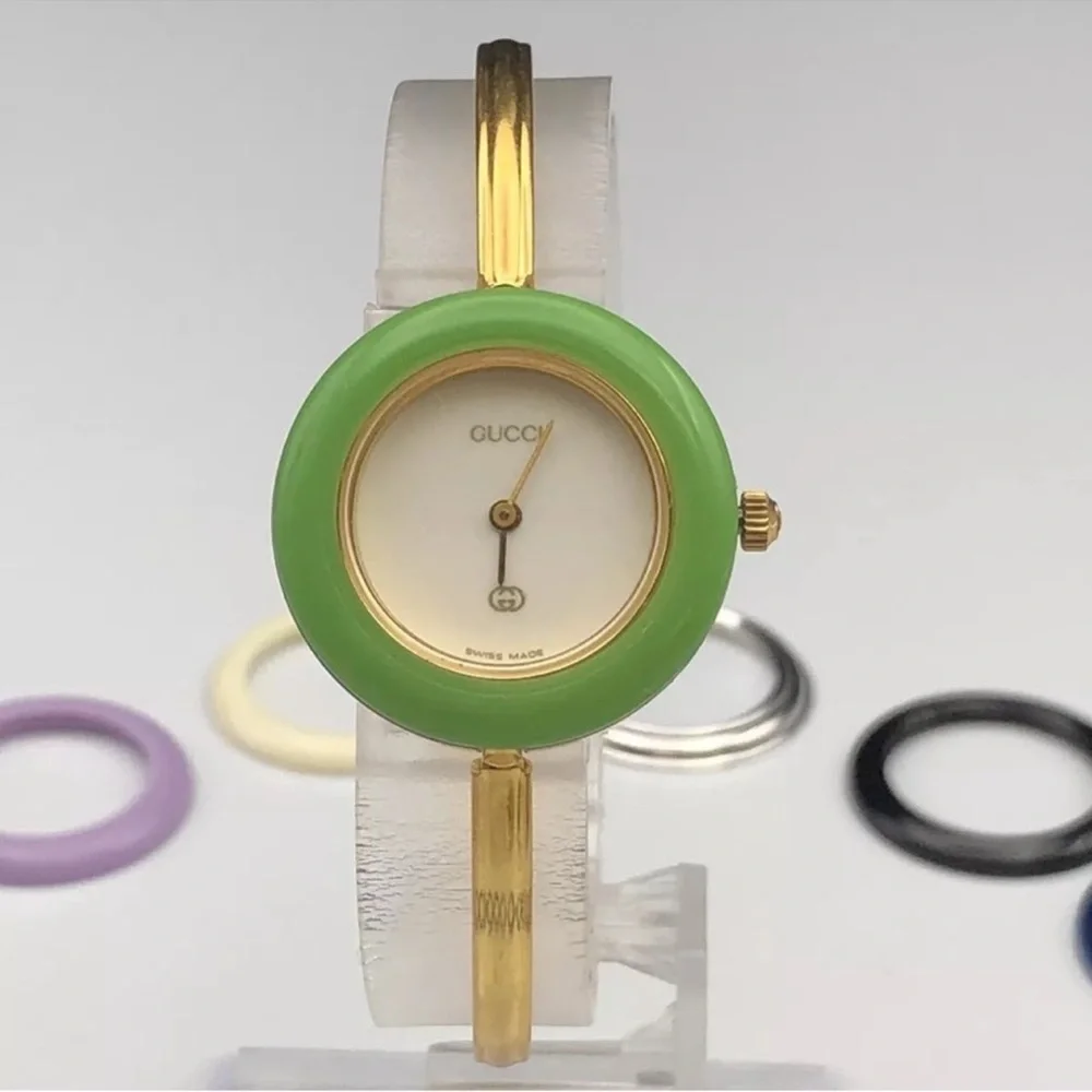 Gucci Luxury Watch 19k Gold Plated Statement Piece